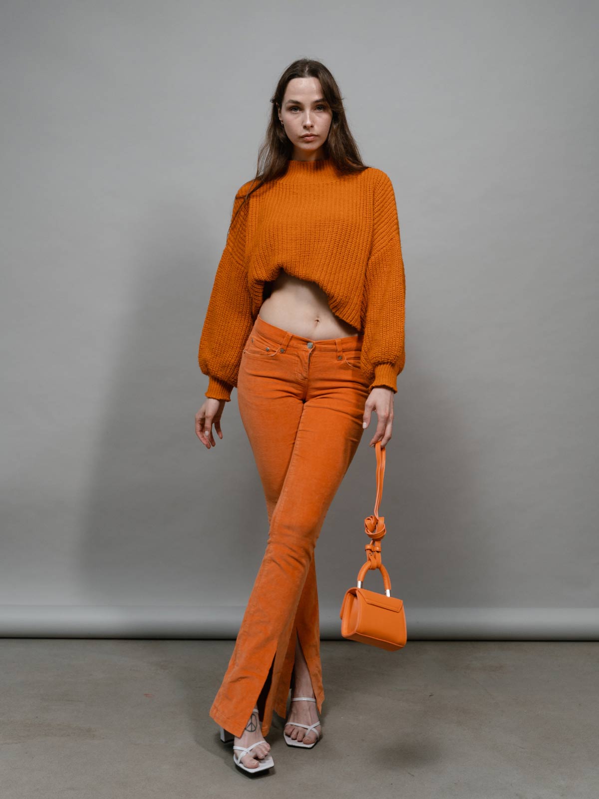 Bottom split pants